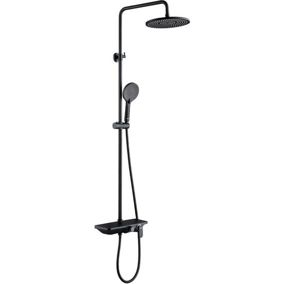 Душевая стойка Gappo G2495-5, черный фото 