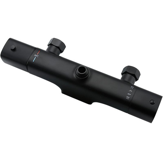 Душевая стойка с термостатом Gappo G2495-76, черный, Цвет производителя: чёрный фото 4