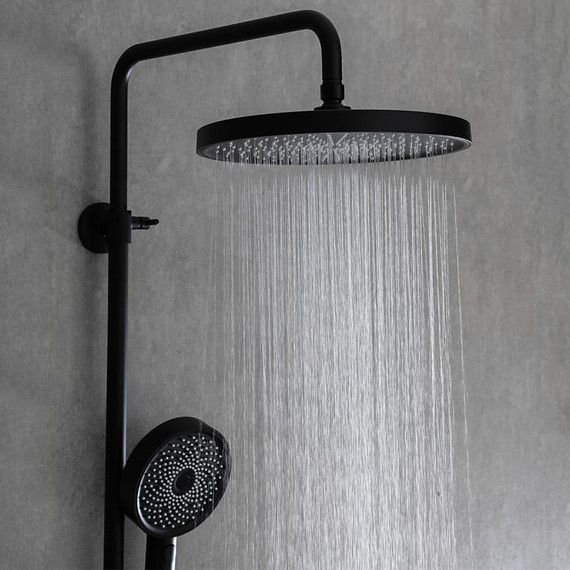 Душевая стойка Gappo G2495-86, черный, Цвет производителя: чёрный фото 4