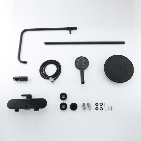 Душевая стойка Gappo G95 G2495-96, чёрный, Цвет производителя: чёрный фото 14