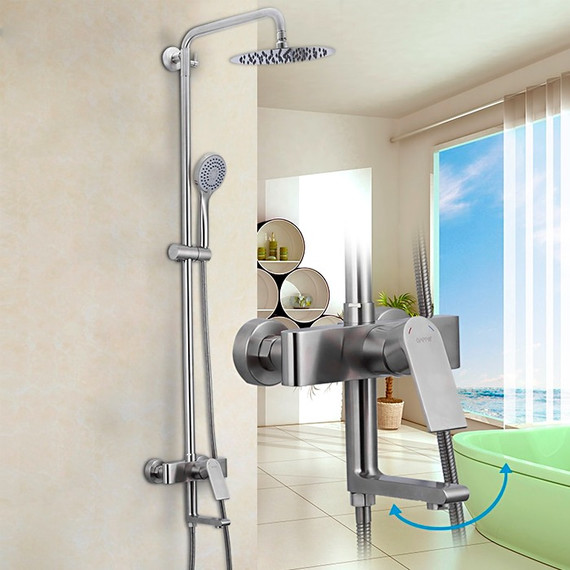 Душевая стойка Gappo G2499-20, сатин фото 12