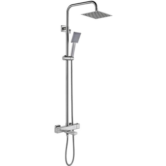 Душевая стойка с термостатом Gappo G2499-40, сатин фото 