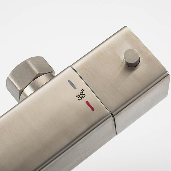 Душевая стойка с термостатом Gappo G2499-40, сатин фото 7