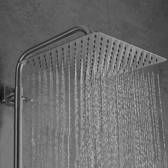 Душевая стойка с термостатом Gappo G2499-40, сатин фото 4