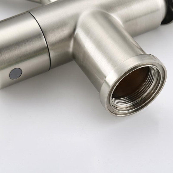 Смеситель для кухни Gappo G4398-85, сатин/черный фото 36