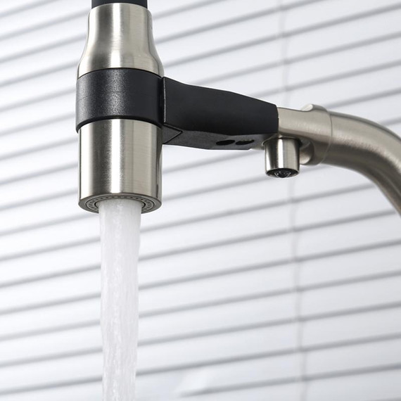 Смеситель для кухни Gappo G4398-85, сатин/черный фото 20