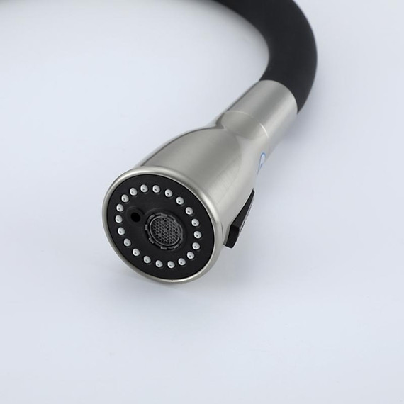 Смеситель для кухни Gappo G4399-65, сатин/черный фото 35