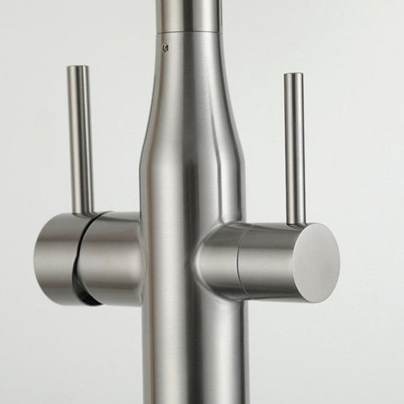 Смеситель для кухни Gappo G4399-65, сатин/черный фото 31