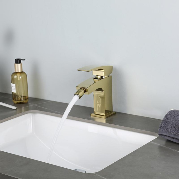 Смеситель для биде Gappo G5007-3, золото фото 6