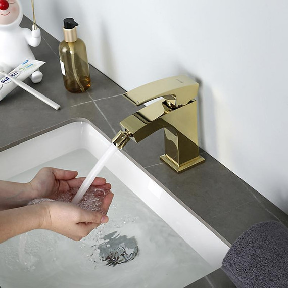 Смеситель для биде Gappo G5007-3, золото фото 12