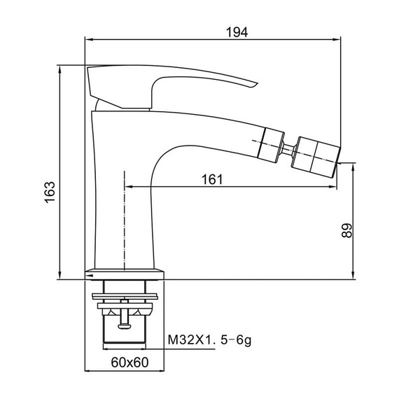 Смеситель для биде Gappo G5007-3, золото фото 24