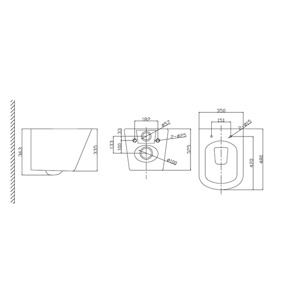 Унитаз подвесной безободковый Taliente Correto CR25200 Nero с крышкой микролифт, чёрный матовый, Цвет производителя: чёрный матовый фото 5