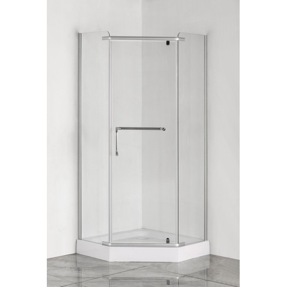 Душевое ограждение Taliente 80x80 см TA-08083-1CP, хром/прозрачное фото 2