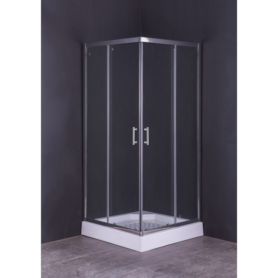 Душевое ограждение Taliente 90x90 см TA-09092-1CP, хром/прозрачное фото 2