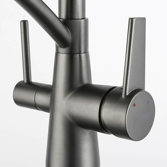 Смеситель для кухни Gappo G4398-19, оружейная сталь фото 6