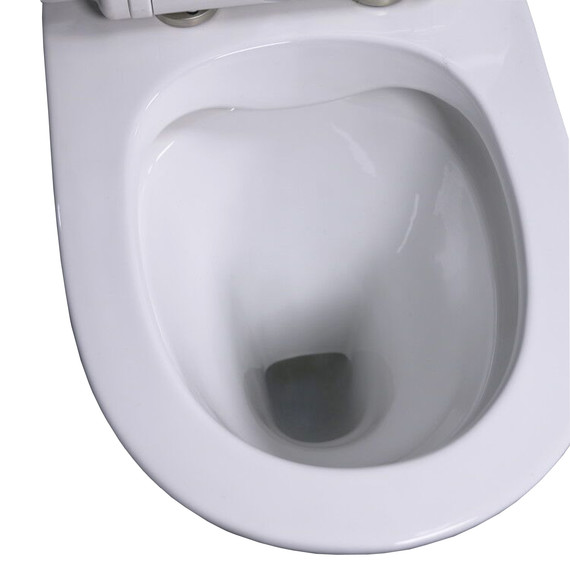 Унитаз-компакт безободковый Taliente Arte AR35045+Nero pulsante с крышкой микролифт фото 3