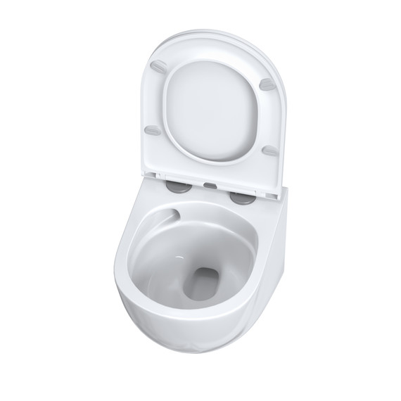 Унитаз подвесной безободковый Taliente Amato Vortex AM45005 с крышкой микролифт (система смыва Торнадо) фото 3