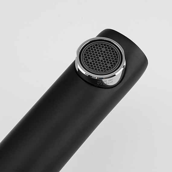 Смеситель для раковины высокий Gappo G1003-16, черный/хром фото 6