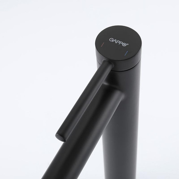 Смеситель для раковины высокий Gappo G06-6 G1006-26, чёрный, Цвет производителя: чёрный фото 18