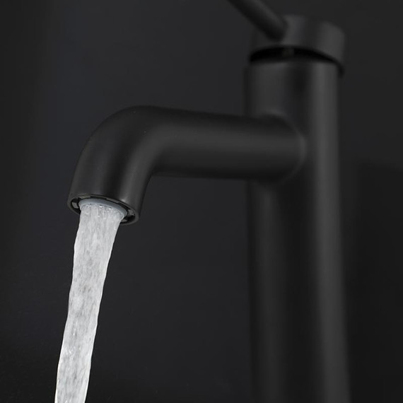 Смеситель для раковины Gappo G06-6 G1006-6, чёрный, Цвет производителя: чёрный фото 5