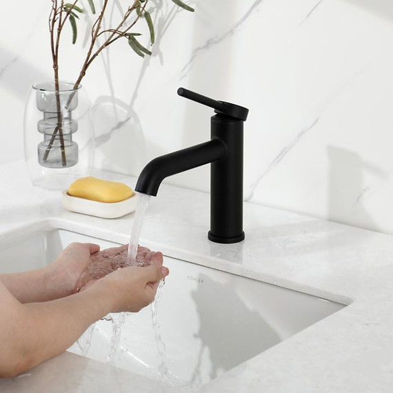 Смеситель для раковины Gappo G06-6 G1006-6, чёрный, Цвет производителя: чёрный фото 9