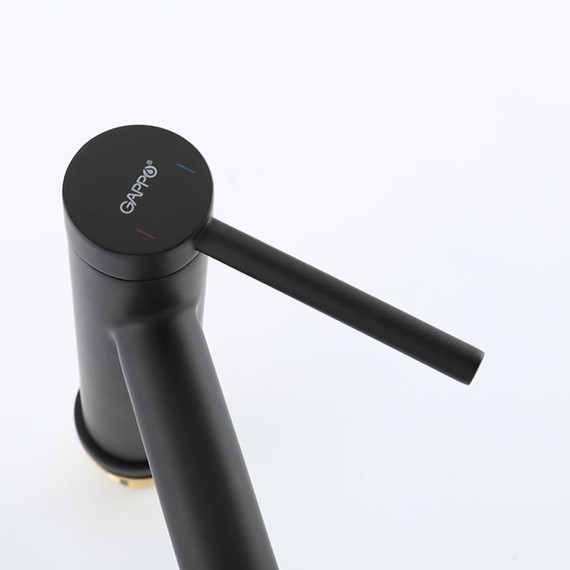 Смеситель для раковины Gappo G06-6 G1006-6, чёрный, Цвет производителя: чёрный фото 20