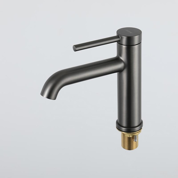 Смеситель для раковины Gappo G06-9 G1006-9, оружейная сталь фото 15