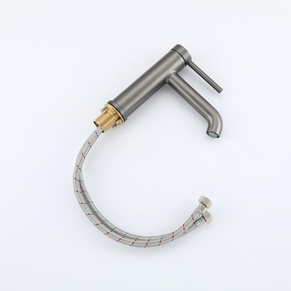 Смеситель для раковины Gappo G06-9 G1006-9, оружейная сталь фото 21