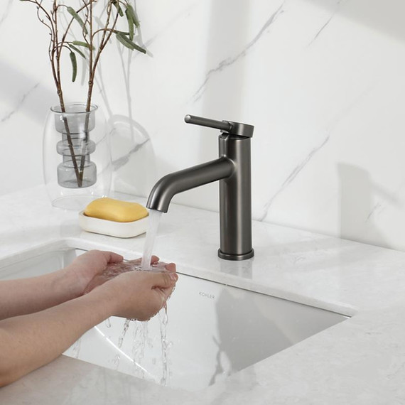 Смеситель для раковины Gappo G06-9 G1006-9, оружейная сталь фото 10