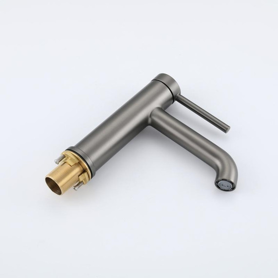 Смеситель для раковины Gappo G06-9 G1006-9, оружейная сталь фото 17