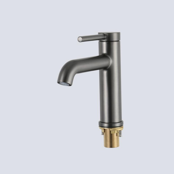 Смеситель для раковины Gappo G06-9 G1006-9, оружейная сталь фото 12