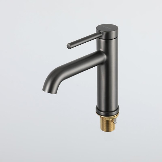 Смеситель для раковины Gappo G06-9 G1006-9, оружейная сталь фото 14