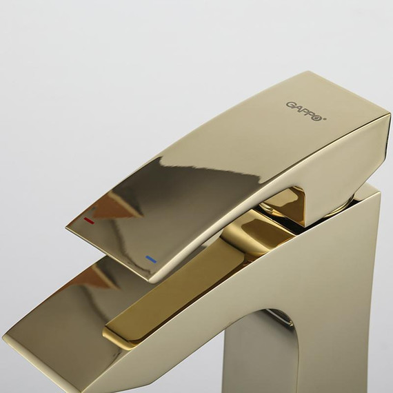 Смеситель для раковины Gappo G1007-13, золото фото 24