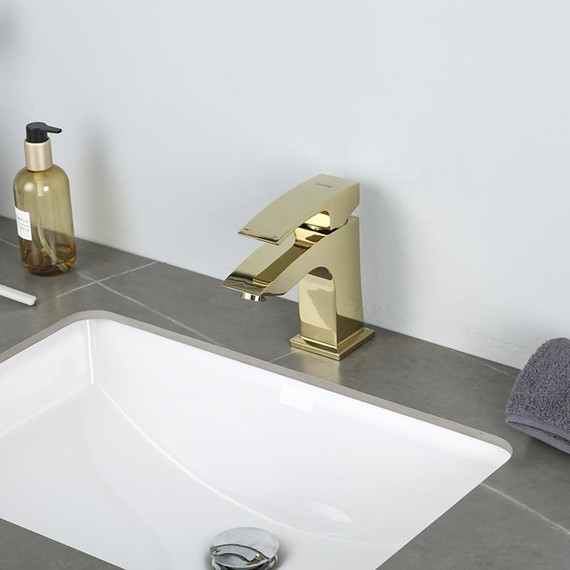 Смеситель для раковины Gappo G1007-13, золото фото 8