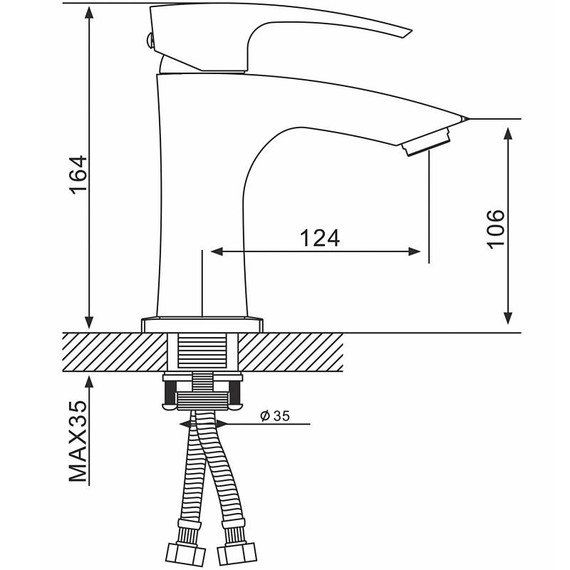 Смеситель для раковины Gappo G1007-13, золото фото 29