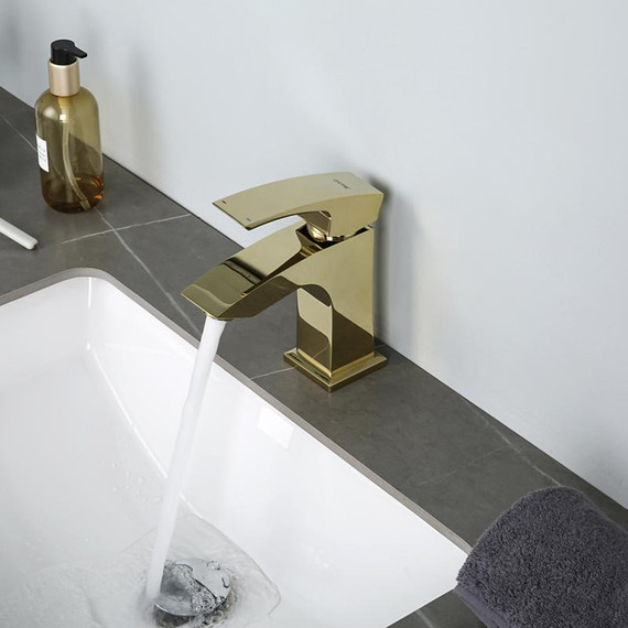 Смеситель для раковины Gappo G1007-13, золото фото 10