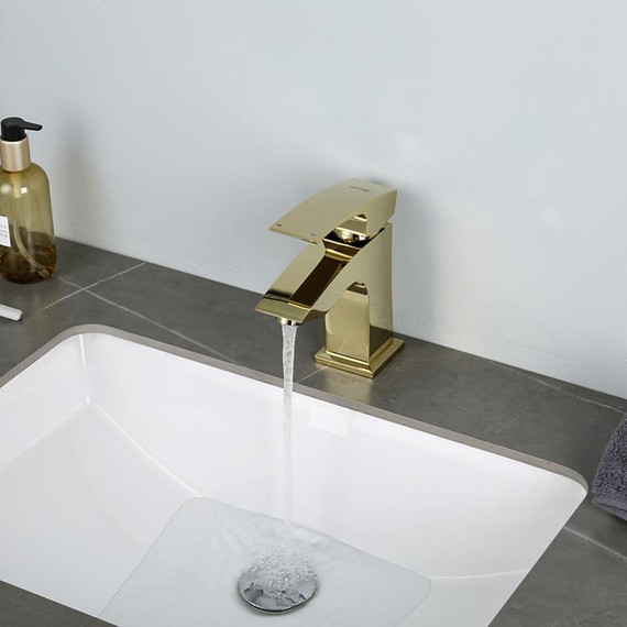 Смеситель для раковины Gappo G1007-13, золото фото 11