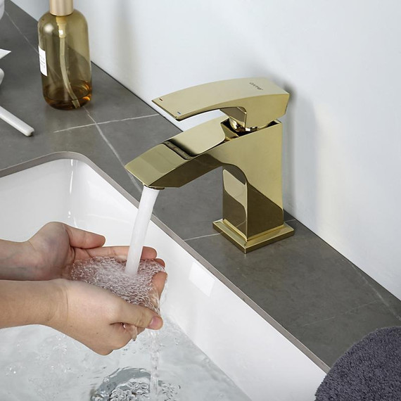 Смеситель для раковины Gappo G1007-13, золото фото 14