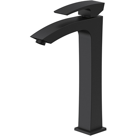 Смеситель для раковины высокий Gappo G1007-16, черный фото 