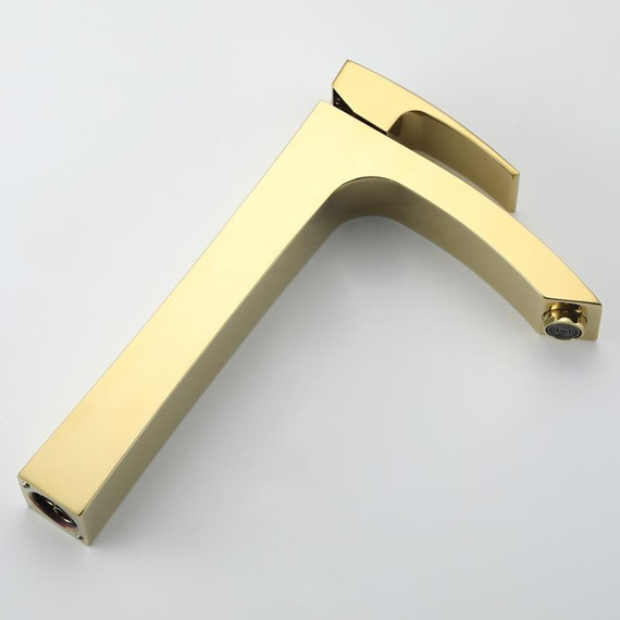 Смеситель для раковины высокий Gappo G1007-32, золото фото 15