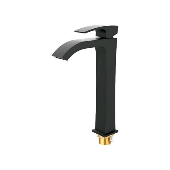 Смеситель для раковины высокий Gappo G1007-86, чёрный фото 