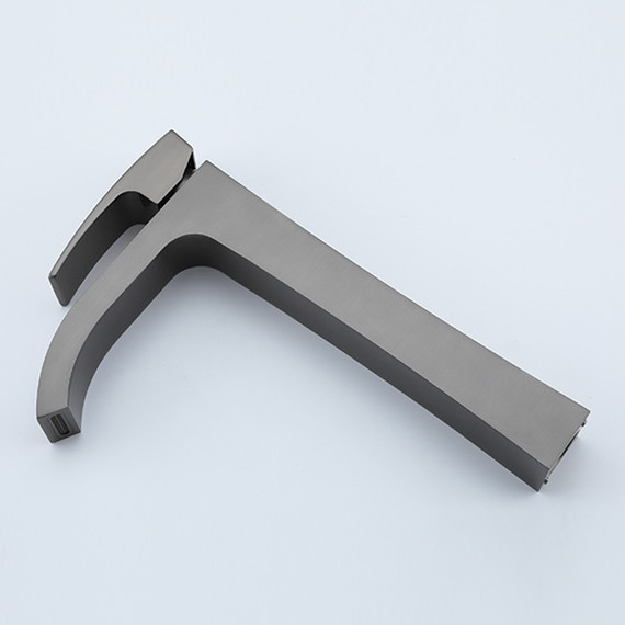 Смеситель для раковины высокий Gappo G1007-89, оружейная сталь фото 7