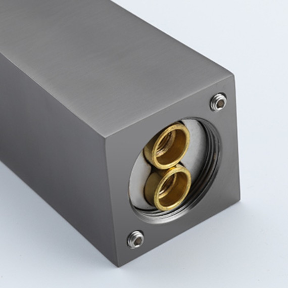 Смеситель для раковины высокий Gappo G1007-89, оружейная сталь фото 8