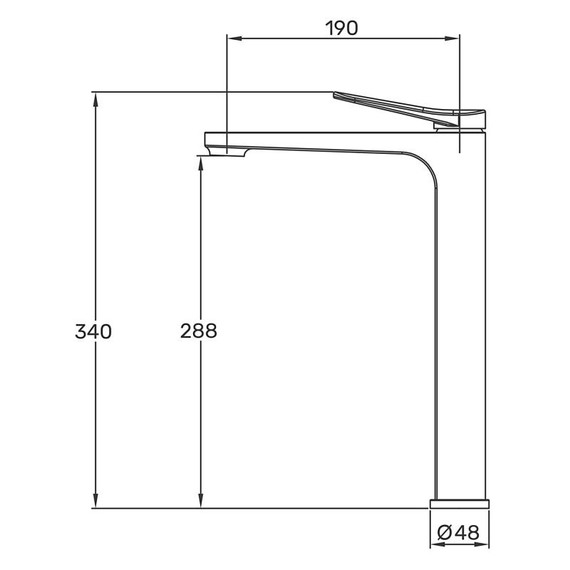 Смеситель для раковины высокий Gappo G10-3 G1010-23, золото сатин, Цвет производителя: золото сатин фото 2