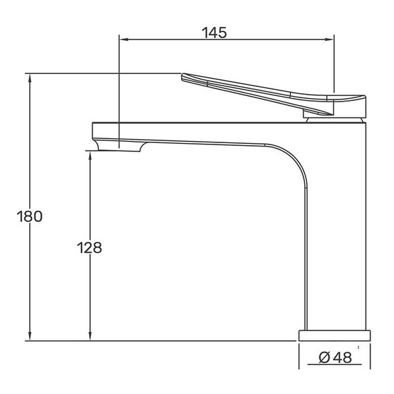 Смеситель для раковины Gappo G10-9 G1010-9, оружейная сталь, Цвет производителя: оружейная сталь фото 2