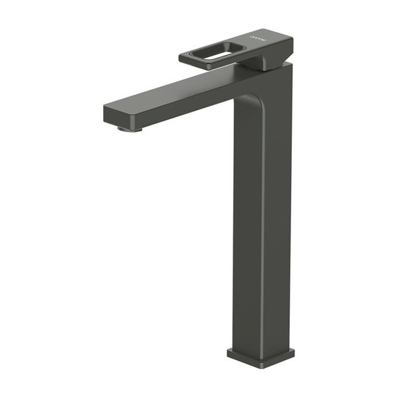 Смеситель для раковины высокий Gappo G1017-92, оружейная сталь фото 