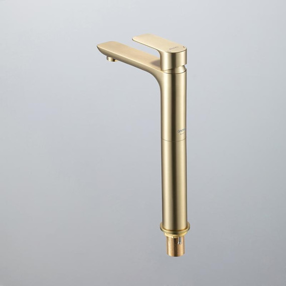 Смеситель для раковины высокий Gappo G48-3 G1048-32, золото сатин, Цвет производителя: золото сатин фото 15