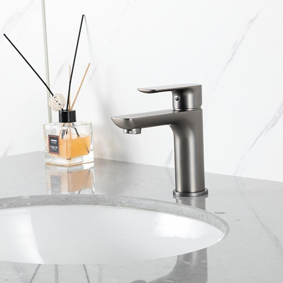 Смеситель для раковины Gappo G48-9 G1048-9, оружейная сталь, Цвет производителя: оружейная сталь фото 2