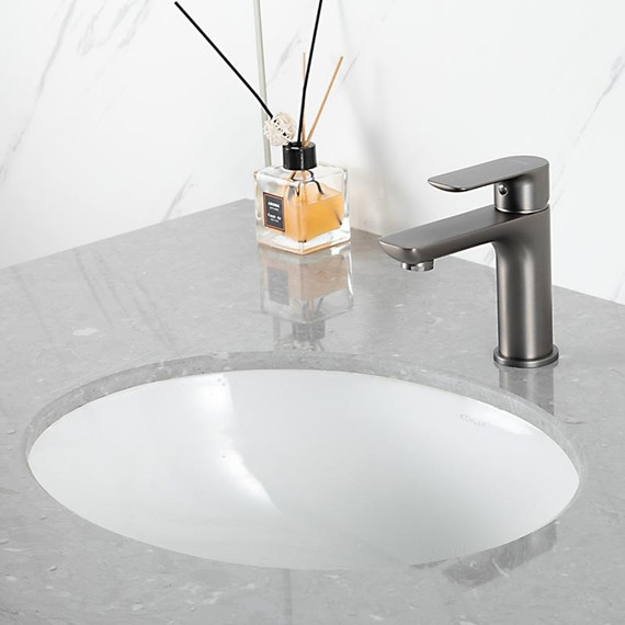 Смеситель для раковины Gappo G48-9 G1048-9, оружейная сталь, Цвет производителя: оружейная сталь фото 3