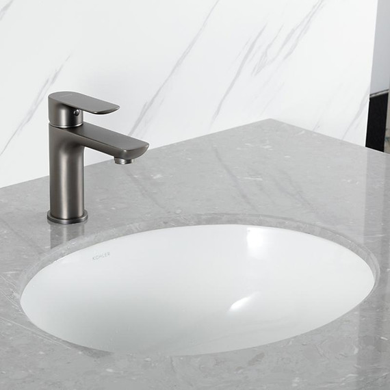 Смеситель для раковины Gappo G48-9 G1048-9, оружейная сталь, Цвет производителя: оружейная сталь фото 5